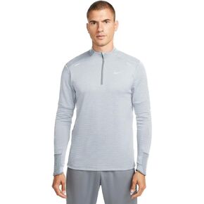 Nike Therma-FIT Repel Element Men's 1/4-Zip Running Top, Medium, Obsidian/Game Royal/Heather