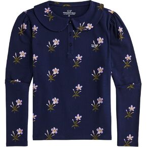 vineyard vines Girls' Everyday Long-Sleeve Polo