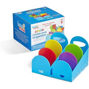 hand2mind Junior Flexible Desk Organizer, Desk Top Organizer, Modular Desk Organizer, Desk Organizers and Accessories, Teacher Supplies, Pencil Holder For Desk, Drawer, Organizer, School Supplies