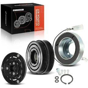 A-Premium Air Conditioner AC Compressor Clutch Kit Compatible with Volvo C70 2004 2006-2013, C30 2008-2013, S40 2005-2011, V50 2005-2011, V70 1999-2000 2.4L