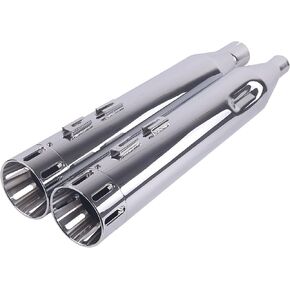 SHARKROAD 4.5'' Slip On Mufflers for Harley DavidsonTouring 2017-Up Models Upgrading, Perfect Fit, Amazing Riding Melody for Your Bike