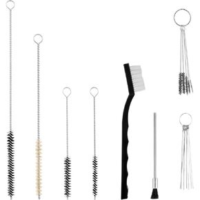 Giantree 21 Pcs Spray Gun Cleaning Kit, Paint Gun Cleaning Kit, Spray Gun Cleaning Brush, Nylon Brushes Mini Brushes Needles Metal Tube Cleaning Brush for Air Tool