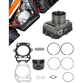 OCPTY Cylinder Piston Gasket Top End Kit 2002-2007 For Suzuki Eiger 400 King Quad 400 Cylinder Piston Ring Gasket OE 12100-38F21-050 12140-38F10