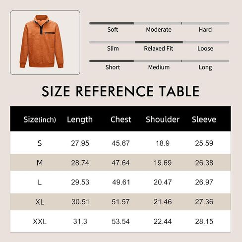 LBL Leading the Better Life Mens Sweatshirt Fashion Stand Collar Button Pullover Sweatshirts with Pockets in Kuwait