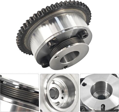 24370-2E020 عمود الحدبات توقيت العادم CVVT ترس ضرس متوافق مع Hyundai Elantra 2.0 2014-2022 Kona Veloster لكيا فورتي 5 Soul Seltos 2.0L 243702E020 in Kuwait