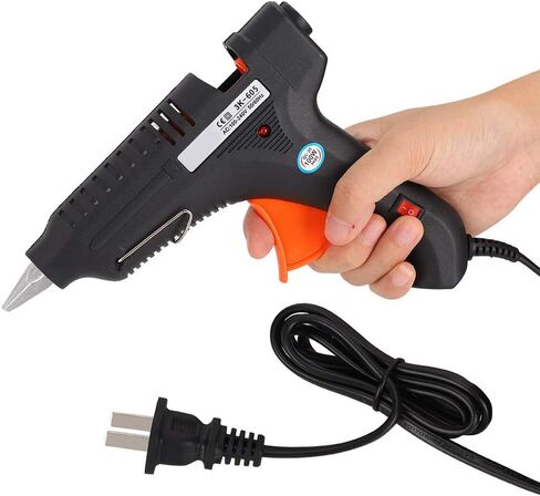 Hot Glue Gun, 100W Electric High Temperature Heating Tool DIY Universal Hand Made Hot Adhesive Gun Small Craft Projects Arts Craft Repairing Tool in Saudi Arabia