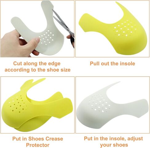 Shoe Creases Protector Anti-wrinkle Guards Black and White Shoe Boot Prevent Sneaker Creases in Saudi Arabia