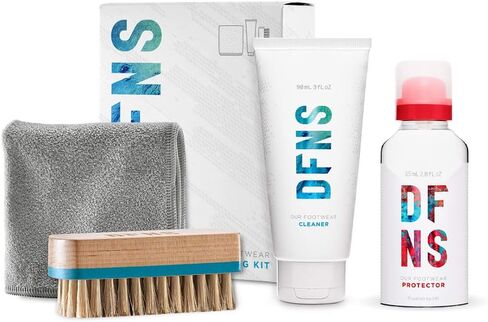 DFNS - Footwear Cleaner Kit and Shoe Protector - Rain & Stain Shoe Protection in Airopack Spray Bottle in Saudi Arabia