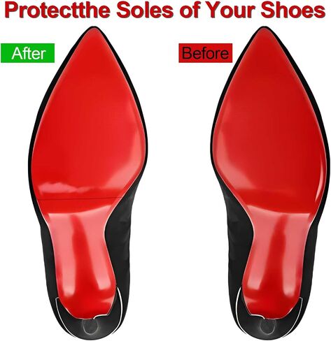 Red Bottom Shoe Protector,Sole Protector for Red Bottom Shoes,Self-Adhesive Shoe Bottom Protector Stickers in Saudi Arabia