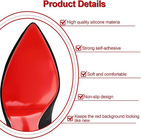 Red Bottom Shoe Protector,Sole Protector for Red Bottom Shoes,Self-Adhesive Shoe Bottom Protector Stickers in Saudi Arabia