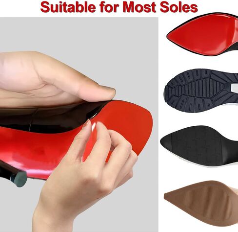 Red Bottom Shoe Protector,Sole Protector for Red Bottom Shoes,Self-Adhesive Shoe Bottom Protector Stickers in Saudi Arabia