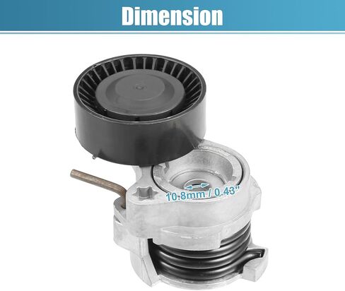 Uxcell حزام الموتر بكرة الجمعية رقم 11287505224 لسيارات BMW 545I 2004-2005 2006-2011 الموتر اعوج in Saudi Arabia