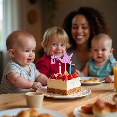 Bewudy 32 قطعة من أغطية الكب كيك للأولاد أو البنات، بذلة قطعة واحدة لهاية لامعة، اختيارات كب كيك تكشف عن الجنس، زينة كعكة زرقاء لاستحمام الطفل تكشف عن الجنس لوازم حفلات أعياد ميلاد الأطفال (أزرق) in Saudi Arabia
