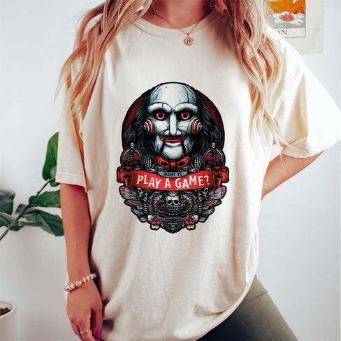 10 PCS Horror Iron on Transfers, Iron on Decals for T Shirts Ready to Press Heat Transfer Designs Iron on Shirt Decals Screen Print Transfers Ready to Press Iron on Decals for Clothing in Saudi Arabia