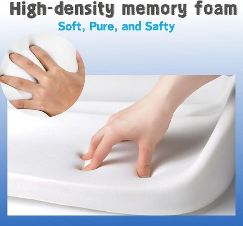 Large Size Memory Foam Seat Cushion for Car and Truck - Long Length Chair Cushions for Sciatica Pain Relief, Comfort and Support, Ideal for Home, Office, or Wheelchair Use in Saudi Arabia