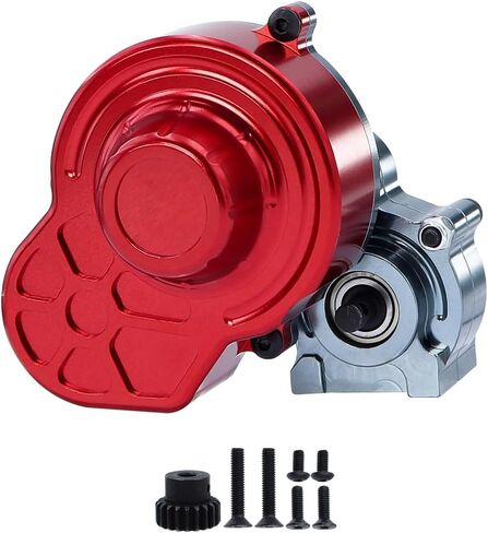 48P All Metal Transmission Gearbox with Motor Gear/Protective Cover for 1/10 RC Rock Crawler SCX10 Truck Upgrade Parts in Saudi Arabia