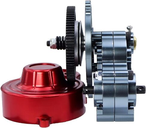 48P All Metal Transmission Gearbox with Motor Gear/Protective Cover for 1/10 RC Rock Crawler SCX10 Truck Upgrade Parts in Saudi Arabia