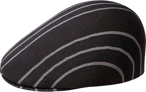 قبعة Kangol Don Stripe 507 - قبعات رمادية دافئة/XL Ivy وقبعات مسطحة in Saudi Arabia