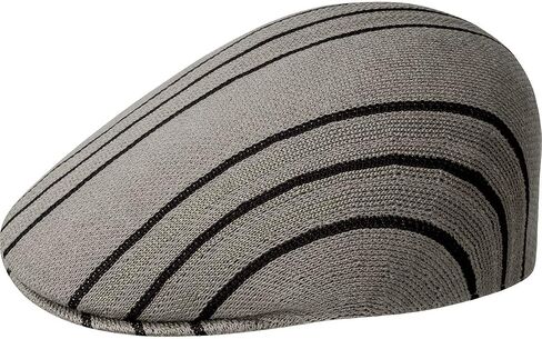 قبعة Kangol Don Stripe 507 - قبعات رمادية دافئة/XL Ivy وقبعات مسطحة in Saudi Arabia