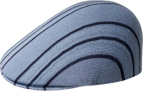 قبعة Kangol Don Stripe 507 - قبعات رمادية دافئة/XL Ivy وقبعات مسطحة in Saudi Arabia