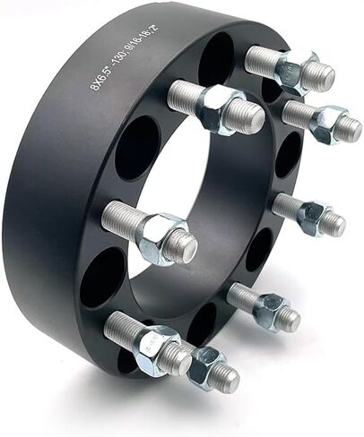 فواصل عجلات 8x6.5 مقاس 2 بوصة مع مسامير 9/16-18 متوافقة مع 94-10 دودج رام 2500 3500، عبوة من 4 قطع in Kuwait