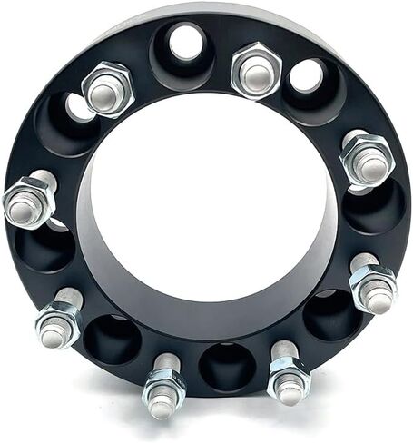 فواصل عجلات 8x6.5 مقاس 2 بوصة مع مسامير 9/16-18 متوافقة مع 94-10 دودج رام 2500 3500، عبوة من 4 قطع in Kuwait