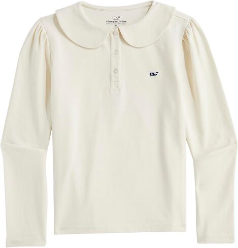 vineyard vines Girls' Everyday Long-Sleeve Polo in Saudi Arabia