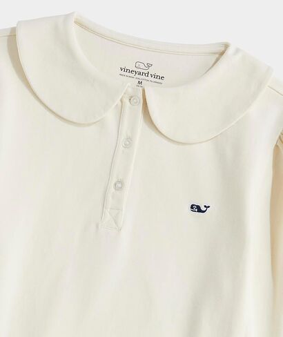 vineyard vines Girls' Everyday Long-Sleeve Polo in Saudi Arabia