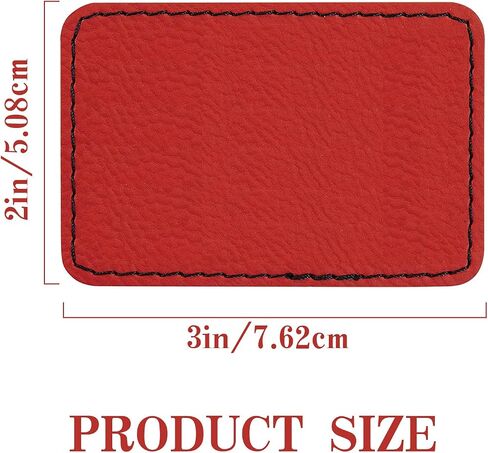 Black Leather Patches for Hats,Blank Laser Engraving Leatherette Sheets,Laserable Engrave Faux Leather with Adhesive Heat Press/Transfer Iron-on(30 Pcs/Rectangle/3 inch×2 inch) in Saudi Arabia