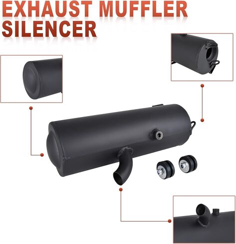 كاتم صوت العادم متوافق مع بولاريس سبورتسمان 500 570 2001-2017 استبدال 1261042-029 1261042-489 1262445-489 1263139 in Kuwait