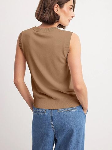 Beautiful Nomad Women's Knit Sweater Vest Sleeveless Tank Tops Casual Y2K Button Down Cardigan Vest Shirts in Kuwait