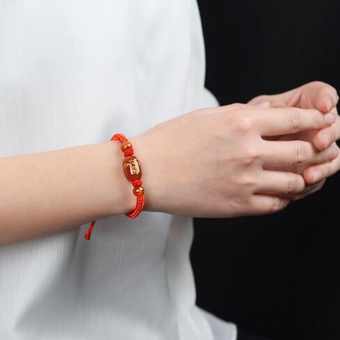 2025 New Year of Snake Bracelets, Adjustable Red String Charm Bracelet Chinese Zodiac Animal Good Luck Braided Bracelet Lucky Snake Charm Braided Red Rope Corded Bracelets Jewelry for Women Men in Kuwait