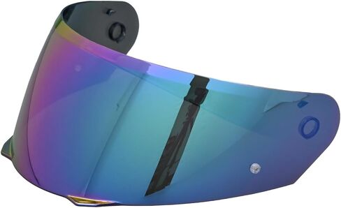 Compatible With HJC i90 Helmet Visor Replacement HJ 33 Shield Tinted Visor Helmet Accessories (Clear Revo Blue) in Kuwait