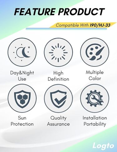 Compatible With HJC i90 Helmet Visor Replacement HJ 33 Shield Tinted Visor Helmet Accessories (Clear Revo Blue) in Kuwait