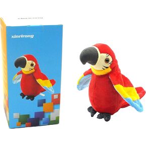 Talking Parrot No Matter What You Say Will Repeat What You Say Funny Learning Good Helper Bring You Happiness!Parrot Toys! Speaking Parrot.Multifunctional Electric Plush Parrot Speaking.Talking Bird