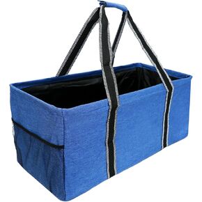 50L Utility Shopping Bag Reusable Grocery Shopping Bag with Metal Frame