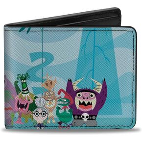 Buckle-Down Warner Bros. Animation Wallet, Bifold, Fosters Home For Imaginary Friends Group Pose Blues, Vegan Leather