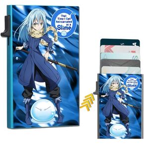That Time I Got Reincarnated as a Slime Anime Sleek Slim Wallet Featuring Rimuru Officially Licensed, Black