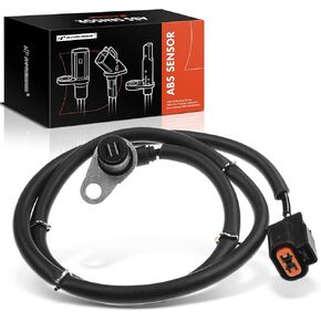 A-Premium ABS Wheel Speed Sensor Compatible with Mitsubishi Models - Montero 2001-2002 V6 3.5L, 2003-2006 V6 3.8L - Front Right Passenger Side