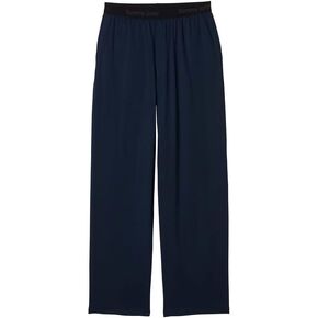 Tommy John Men’s Cotton Basics Sleep Pant, Comfortable, Soft Cotton Pajama with Pockets, Lounge Bottom Straight Leg Fit, Lightweight Stretch men's sleepwear, Black, Large
