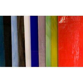 20 Sheets - Spectrum/Wissmach COE 96 Mixed Fusible Glass Pack