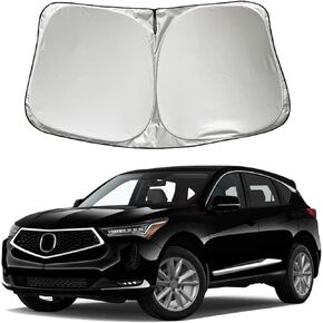 Car Windshield Sun Shade Sunshade Compatible with Acura RDX Tech A-Spec Advance SUV 2025 2024 2023-2019 Accessories, Foldable Car Front Window Sun Shield Visor