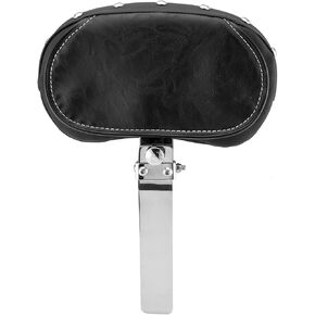 Wsays Adjustable Driver Backrest Rider Backrest Pad Chrome Studded Compatible with Indian Challenger Chieftain Chief Classic Vintage Springfield Roadmaster Pursuit 2014-2024