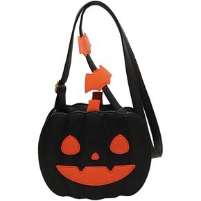 Small Spooky Pumpkin Purse - Halloween Crossbody Bag for Women, Stylish and Fun Halloween Accessories