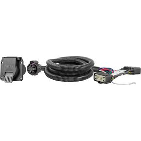 CURT 56431 Vehicle-Side Custom RV Blade 7-Pin Trailer Wiring Harness, Fits Select Ford Ranger, Black