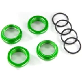 Traxxas 8968G - Aluminum GT-Maxx Spring Retainer / Adjuster, Green