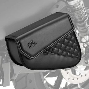 KEMIMOTO Swingarm Bag Motorcycle Side Solo Bags Synthetic Leather Tool Bags Compatible with Sportster Iron 883 Street 750 Rebel Models