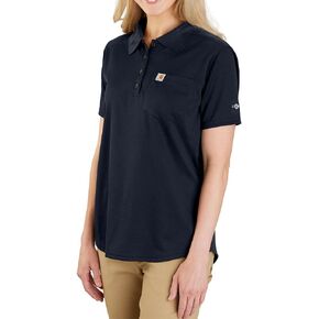 Carhartt Women's Force Relaxed Fit Lightweight Short-Sleeve Pocket Polo