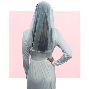 Pearl Bridal Veil, Bridal Shower Bride to Be Gift, Bachlorette Party, Wedding