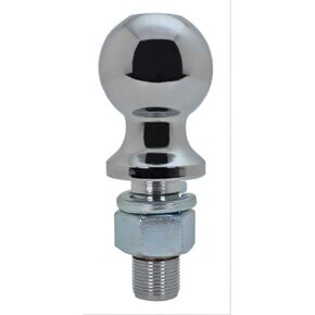 Quick Products QP-HB3014B 2-5/16" Chrome Hitch Ball - 1" Diameter x 2-1/2" Long Shank - 6,000 lbs.